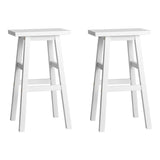 Bar Stools Kitchen Counter Barstools Baden White x2