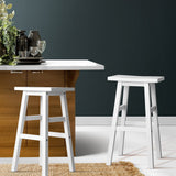 Bar Stools Kitchen Counter Barstools Baden White x2