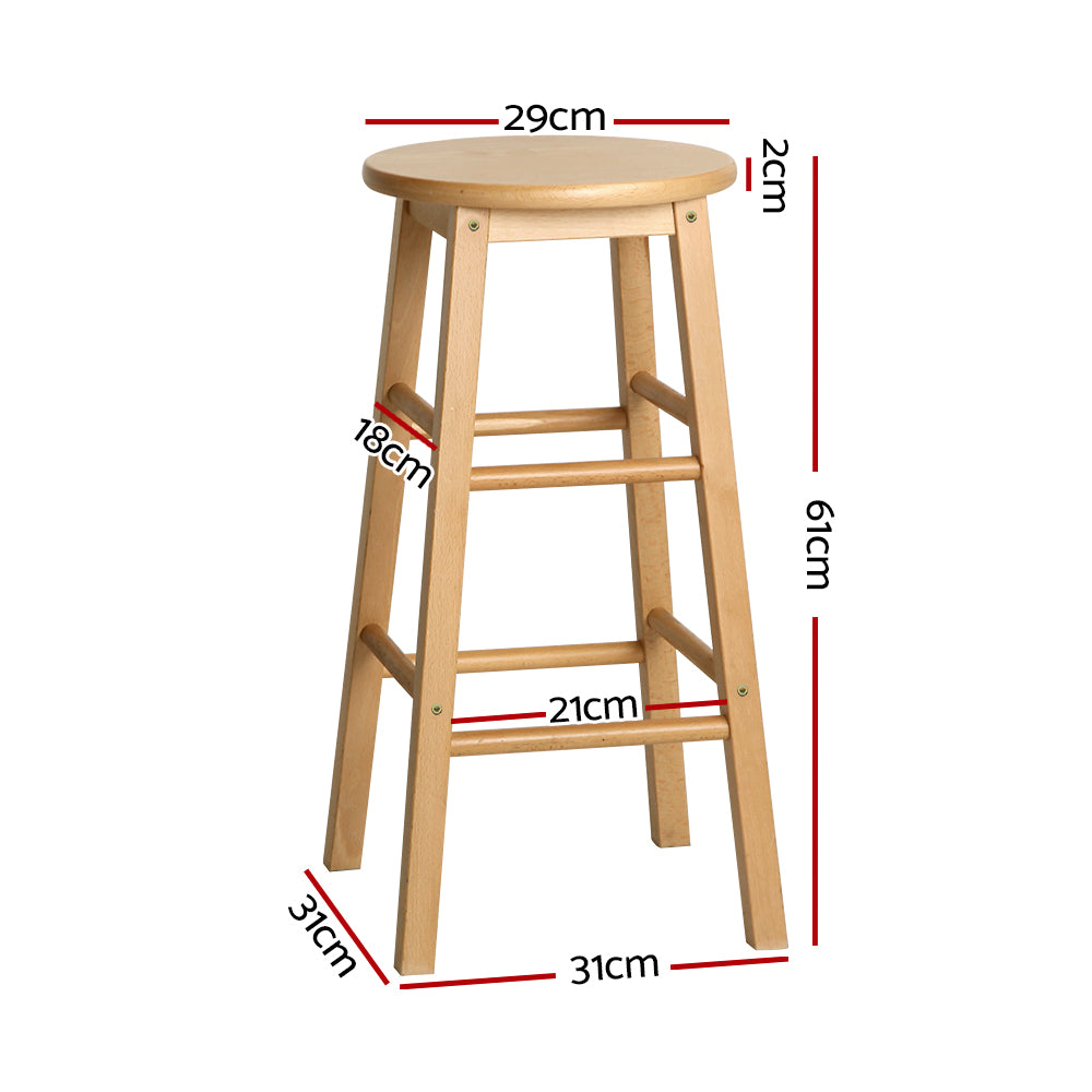 Set of 4 Bar Counter Stools