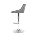 2x Elan Bar Stools Gas Lift Grey