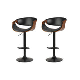 2x Bar Stools Gas Lift moulded seat