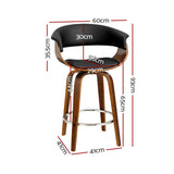 2x Bar Stools Padded mid centaury