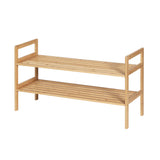 6 Pair Wooden Shoe Rack