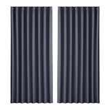 2X Blockout Curtains Eyelet 240x230cm Shine