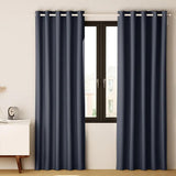 2X Blockout Curtains Eyelet 240x230cm Shine