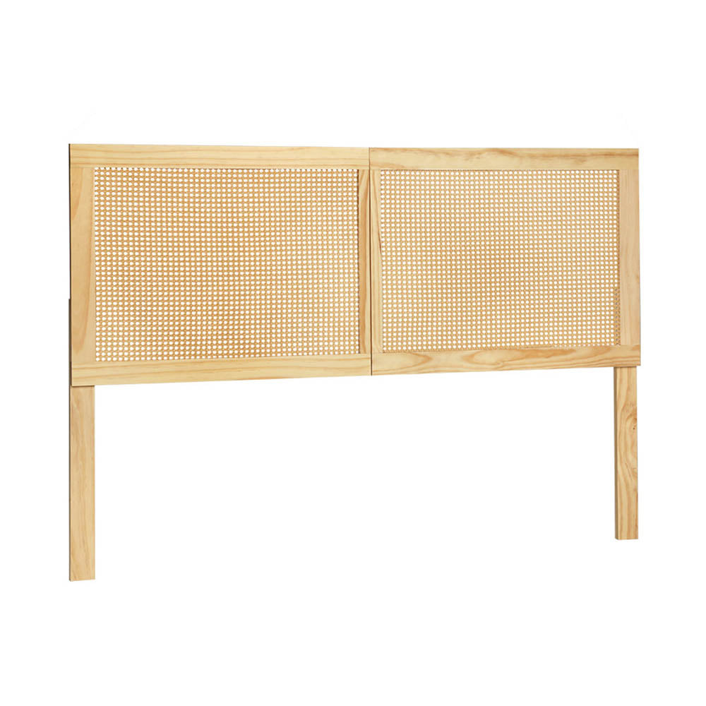 RIBO Rattan Double Bed Head