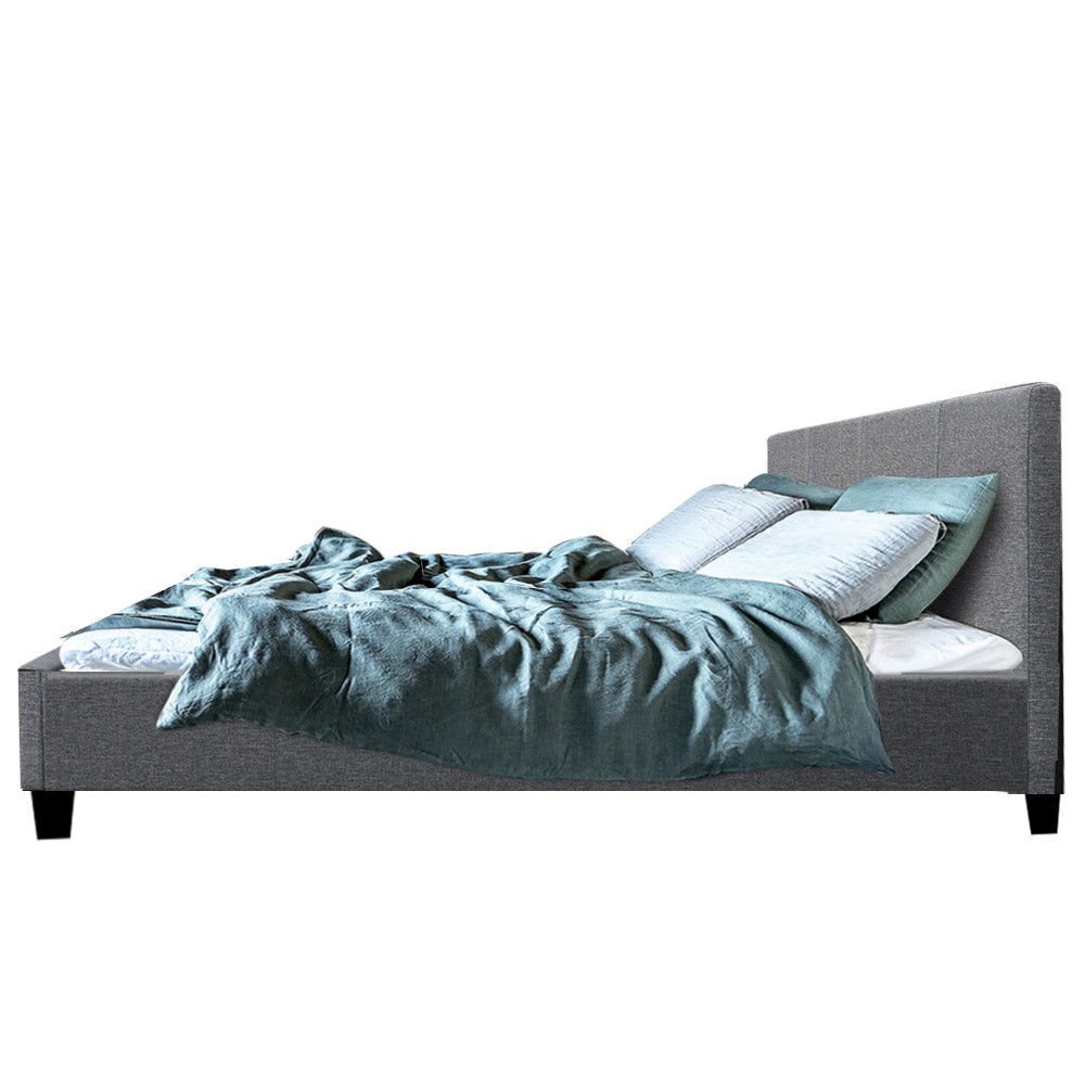 Bed Frame Double Size Grey NEO