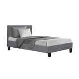 Neo Grey Single Bed Frame