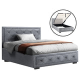 TIYO Gas Lift Bed Frame - King Single Size