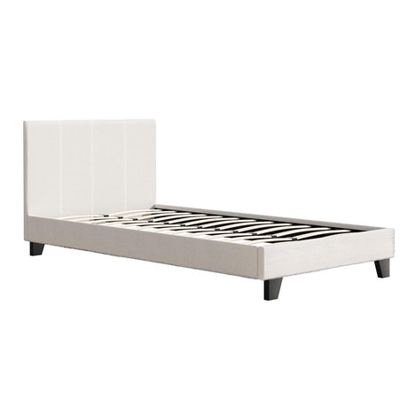 NEO White King Single Bed Frame