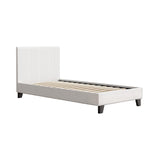 Neo White Single Bed Frame