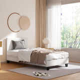 Neo White Single Bed Frame