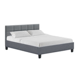 Tino Grey Bed Frame - Queen Bed