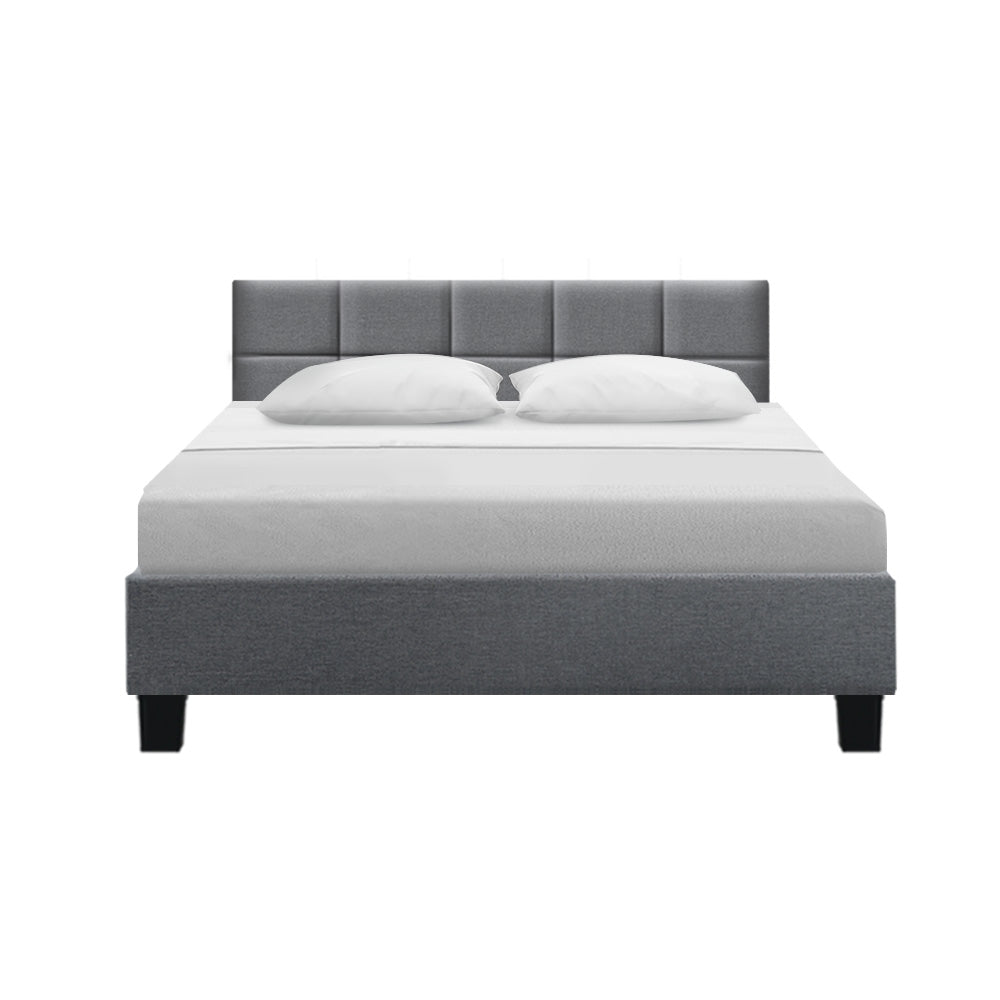 Tino Grey Bed Frame - Queen Bed