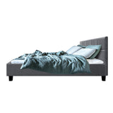 Tino Grey Bed Frame - Queen Bed