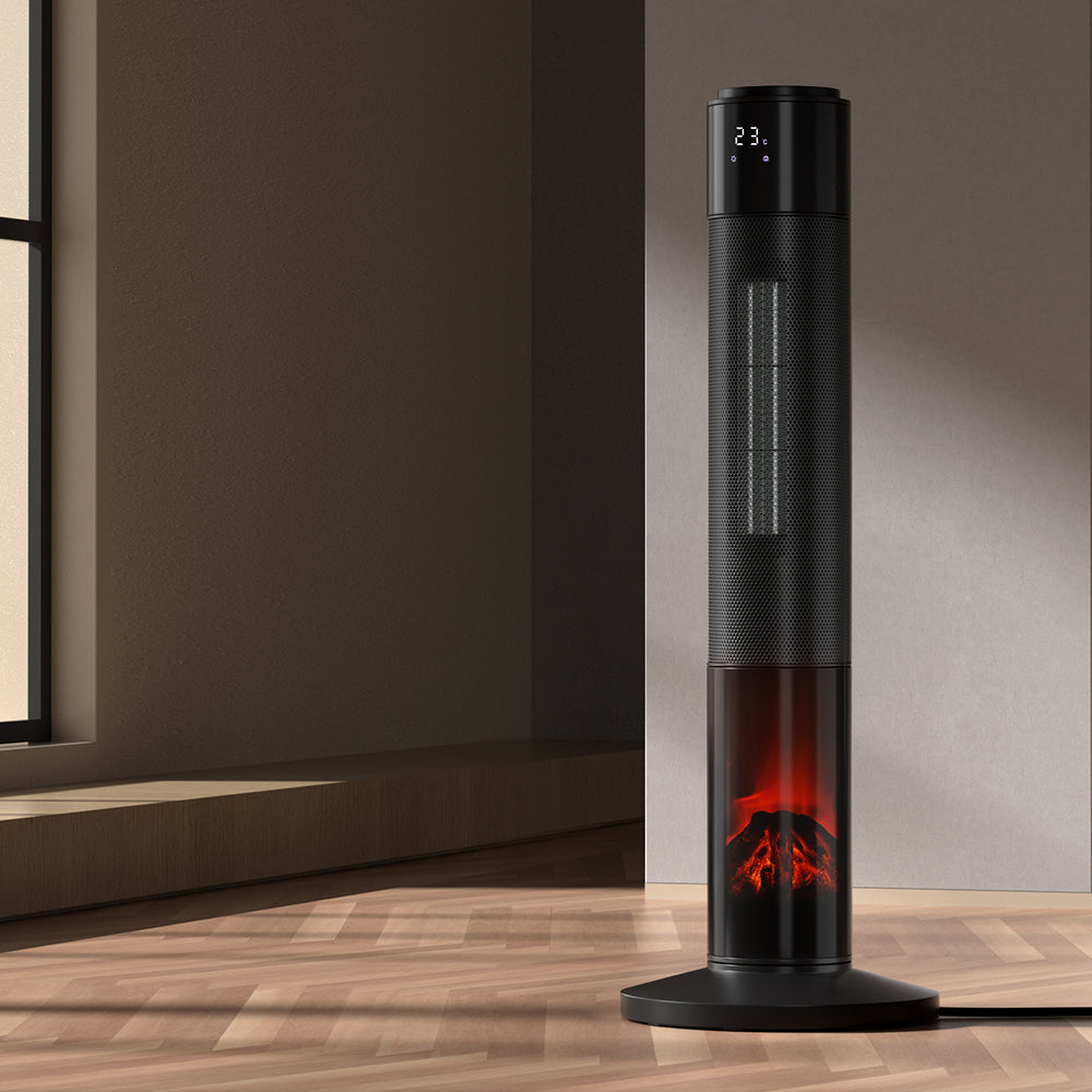 Ceramic Tower Heater 3D Flame 2000W