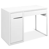 Accommodating White Computer Desk