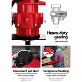 Giantz 92CC Post Hole Digger 200mm Petrol Drill Extension Auger Bits