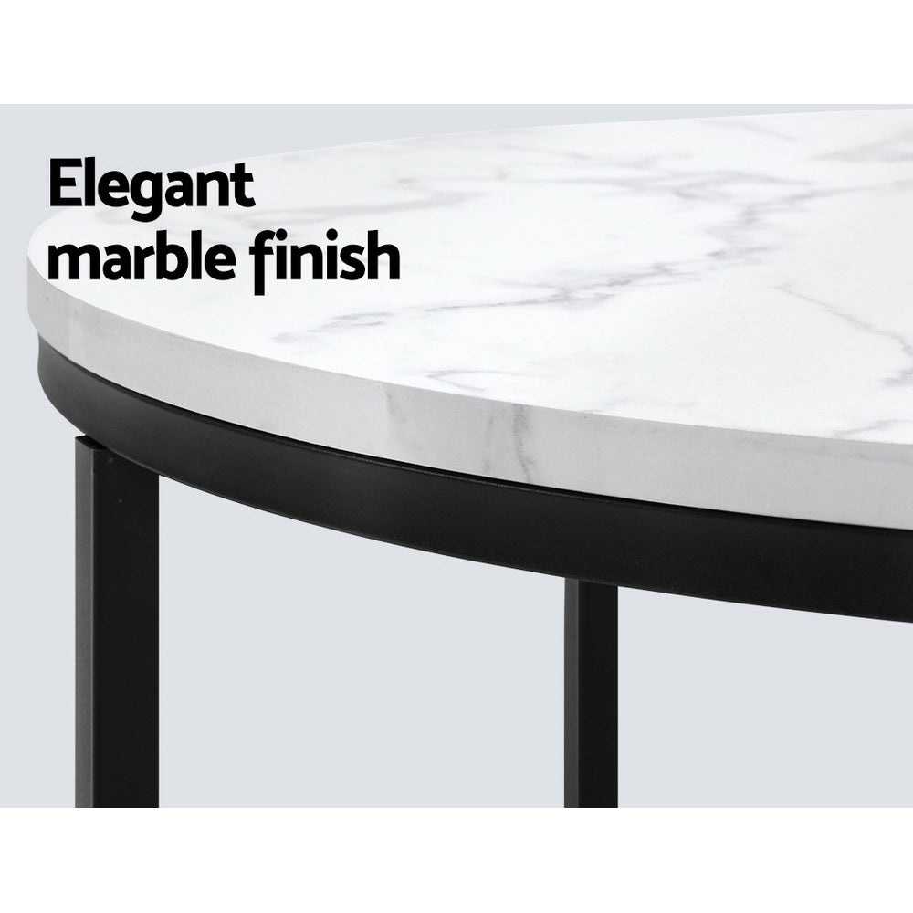 Marble Look Coffee Table