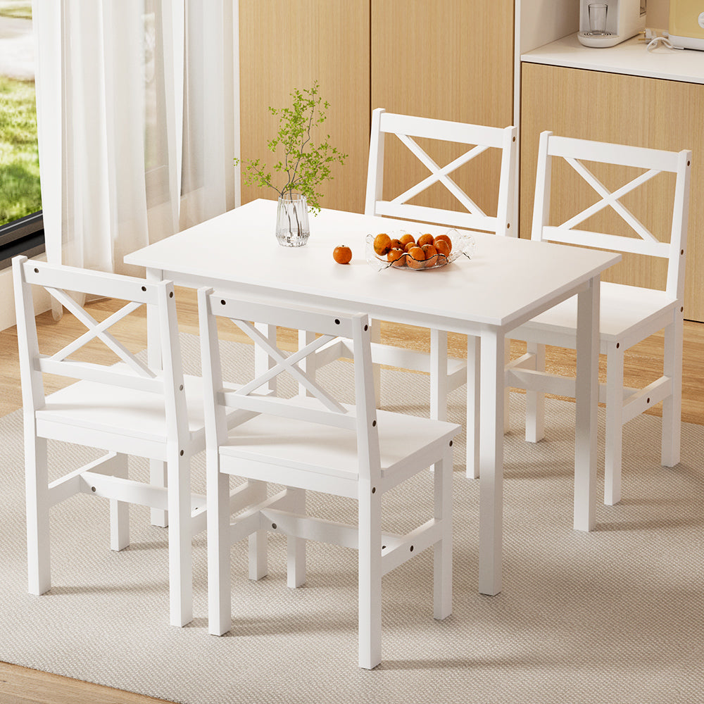 Kaye 4-Seater Table & Dining Chairs Set