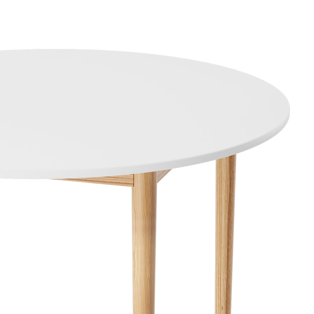 Demi Dining Table 108cm Round Top with Pine Legs