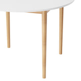 Demi Dining Table 108cm Round Top with Pine Legs