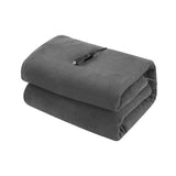 Giselle Electric Heated Blanket Car Throw Grey