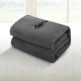 Giselle Electric Heated Blanket Car Throw Grey