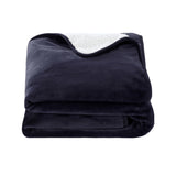 Giselle Electric Throw Heated Blanket Fleece Charcoal