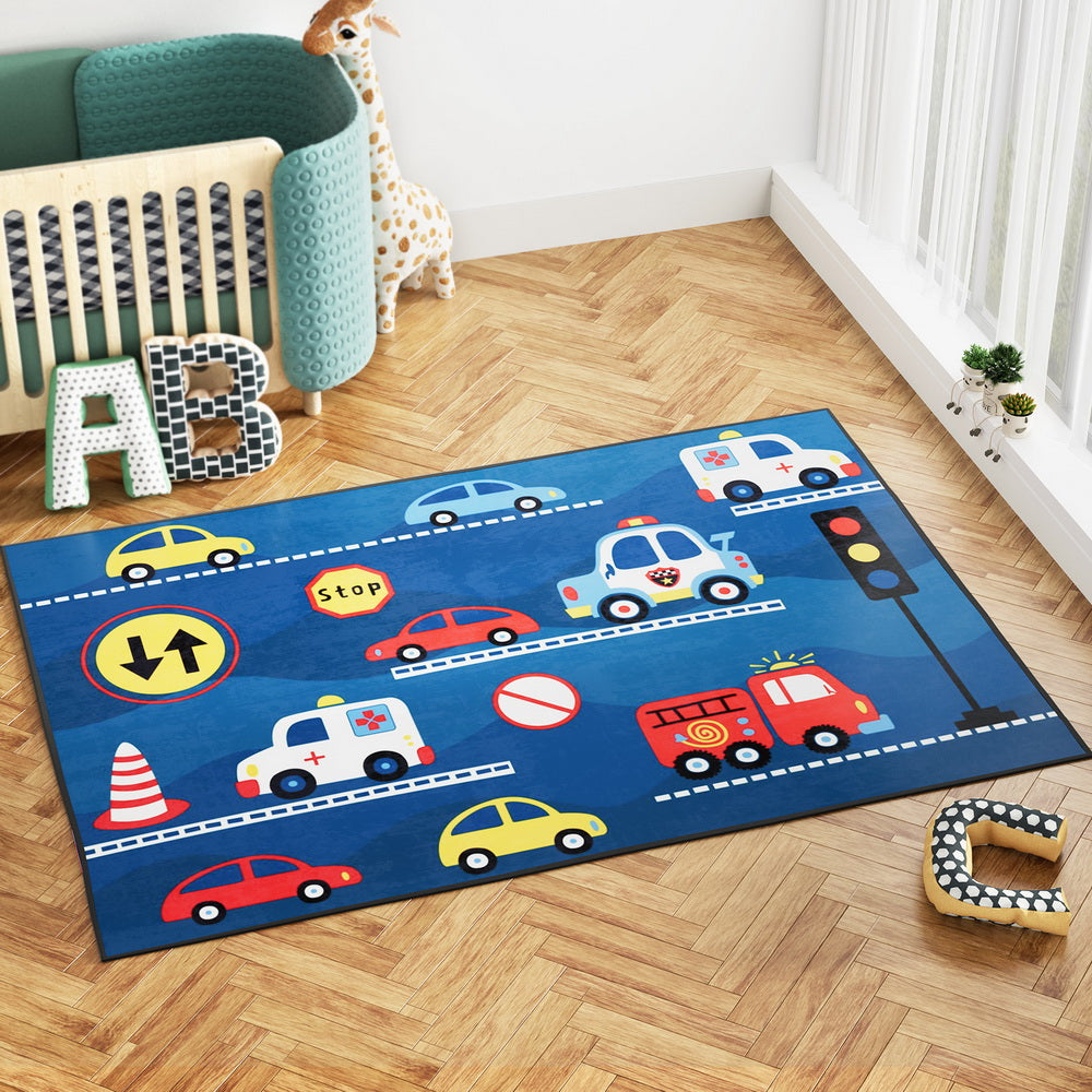 Car Floor Rug 160x230cm for Kids