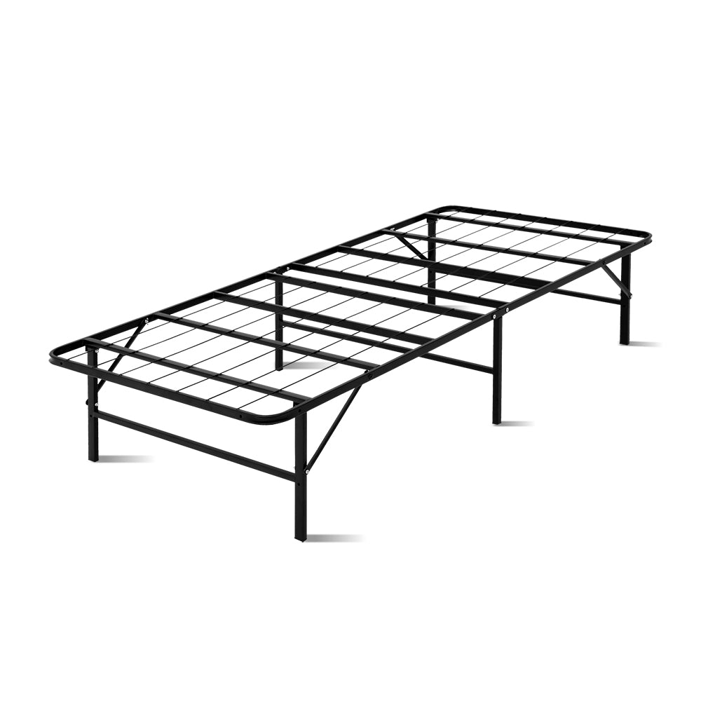 Duoclev Folding Bed Frame Metal Base - Single