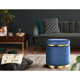 Navy Foot Stool