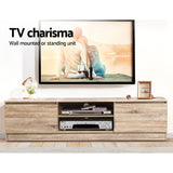 TV Cabinet Entertainment Unit 160cm Pine Charles