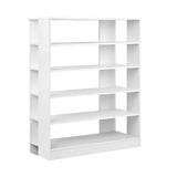 White 6-Tier Shoe Rack