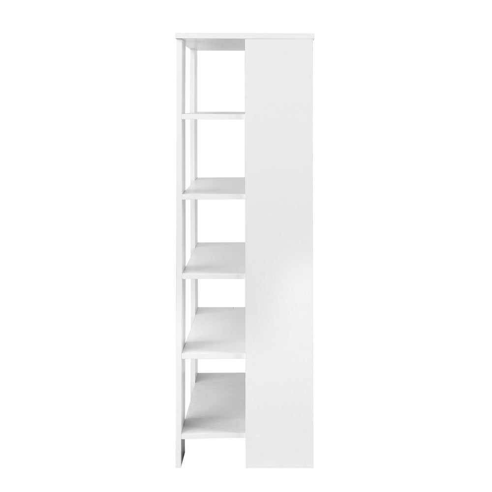 White 6-Tier Shoe Rack