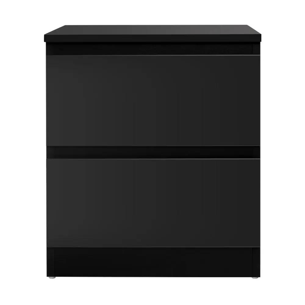 Pepe Black Bedside Table