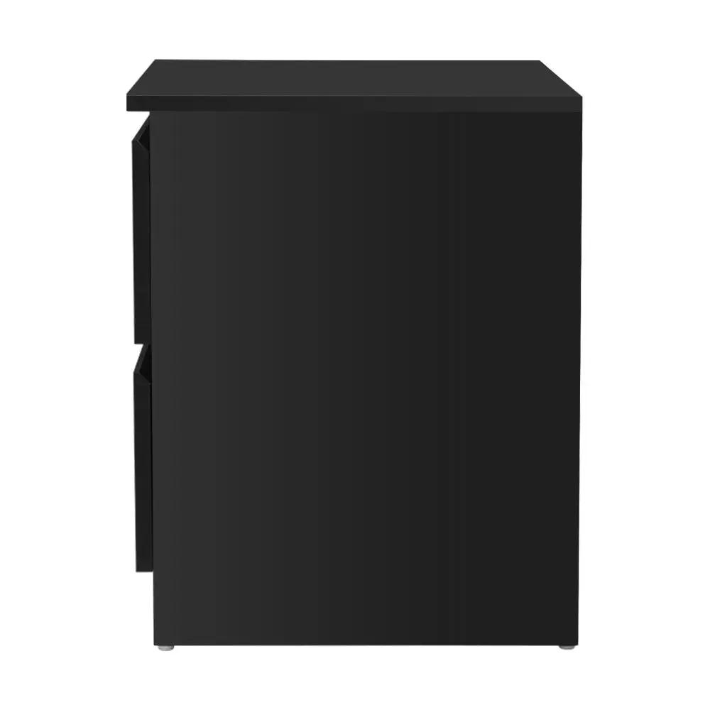 Pepe Black Bedside Table