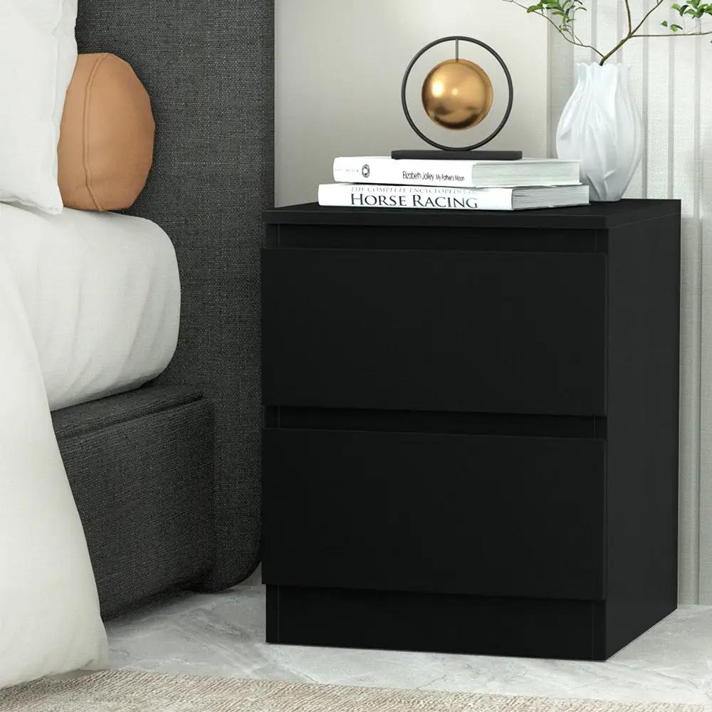 Pepe Black Bedside Table