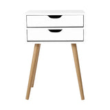 Bodie White Bedside Table