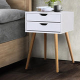 Bodie White Bedside Table