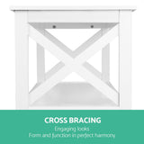 Console White Hall Table