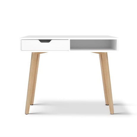 White Wooden computer desk