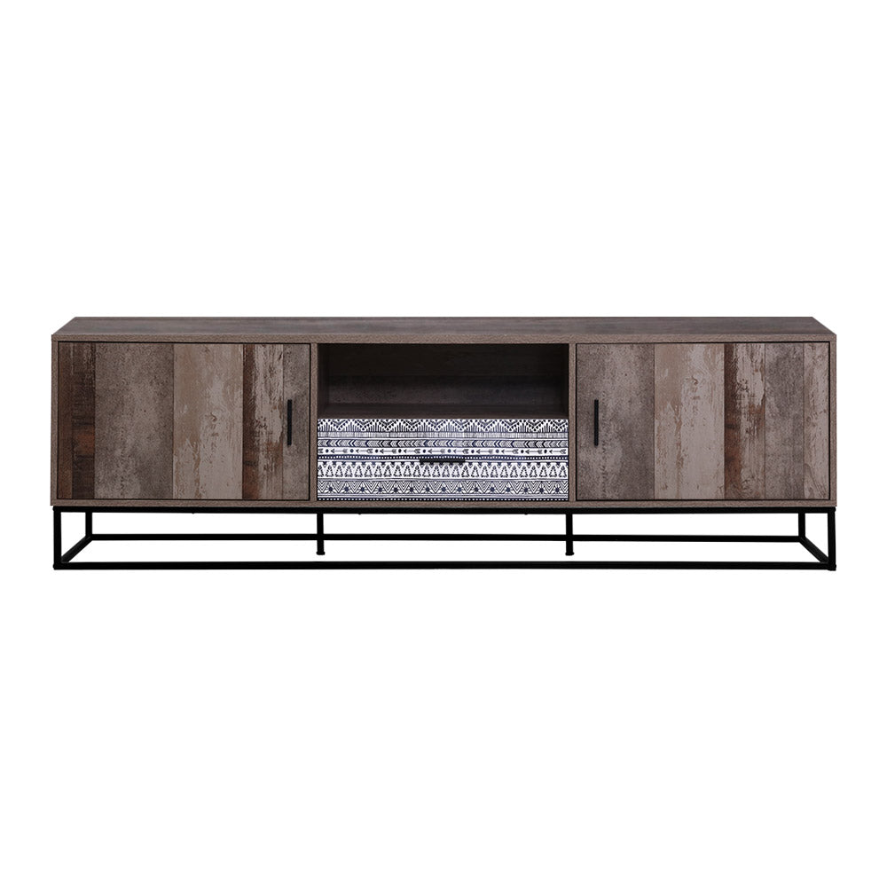 TV Cabinet Entertainment Unit 180cm Industrial