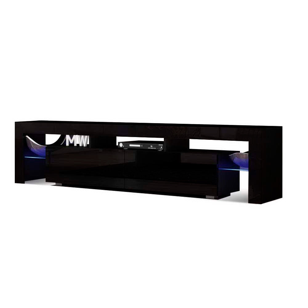 Ember Entertainment Unit TV Cabinet LED 189cm Black