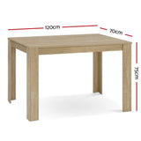 NATU Dining Table Natural Woodgrain