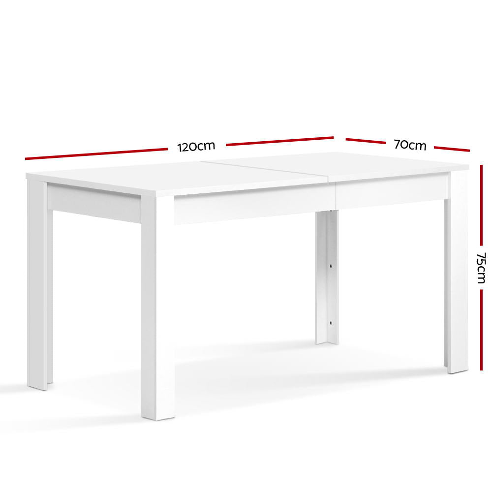 NATU White Dining Table: Seats 4-6