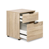 Filing Cabinet Wood Melamine Metal Handles