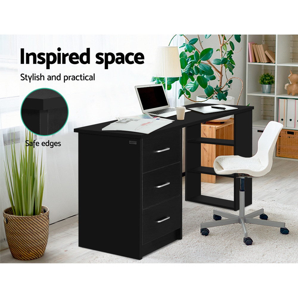 Black Office Desk