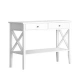 White Café Hall Table