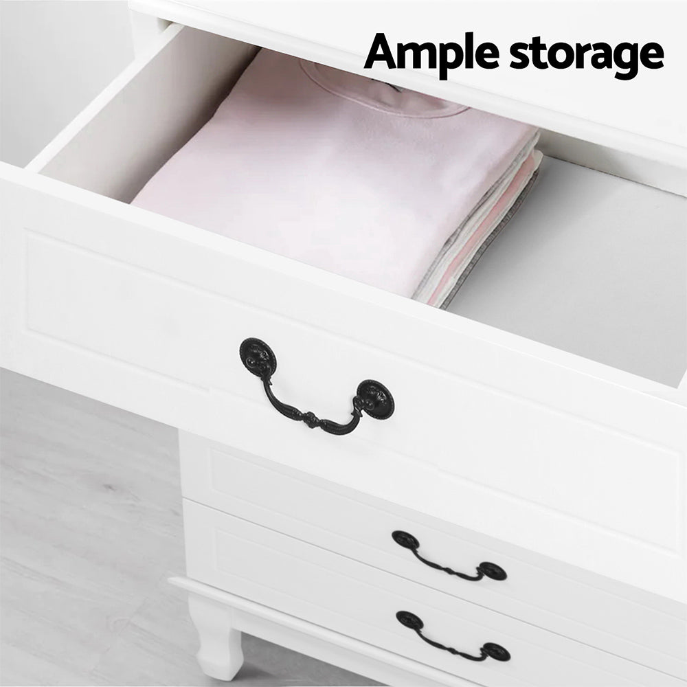 KUBI Lowboy chest of drawers White